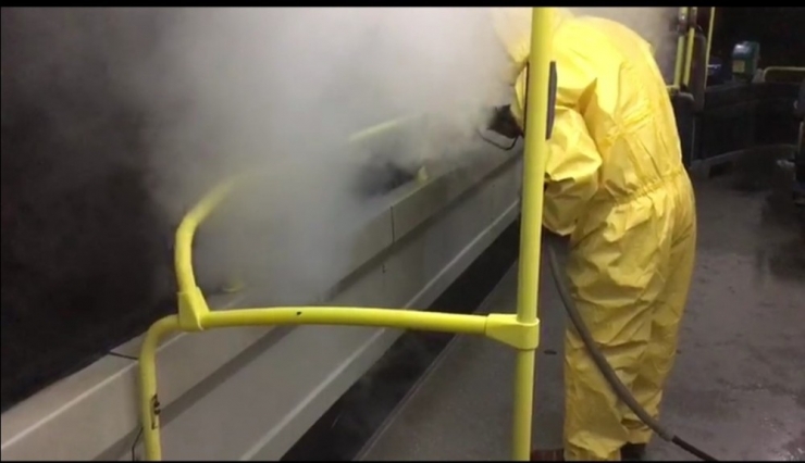 Düzce’de Ulaşım Araçlarına Buharlı Dezenfektasyon