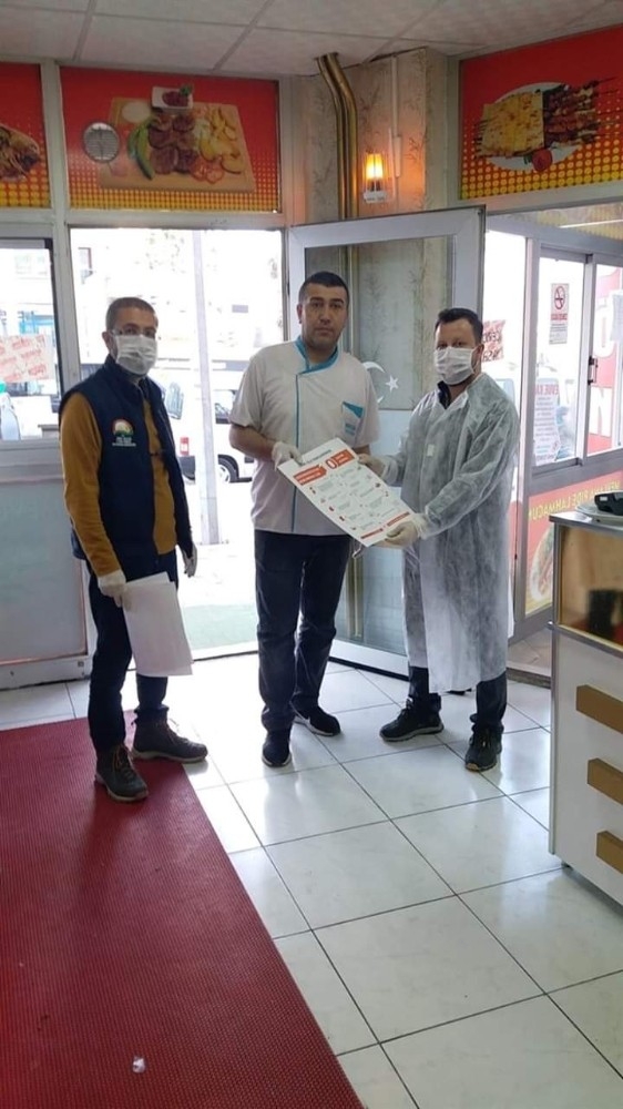 Uşak’ta Gıda İşletmeleri Çalışanlarına Korona Virüsle Mücadele Anlatıldı