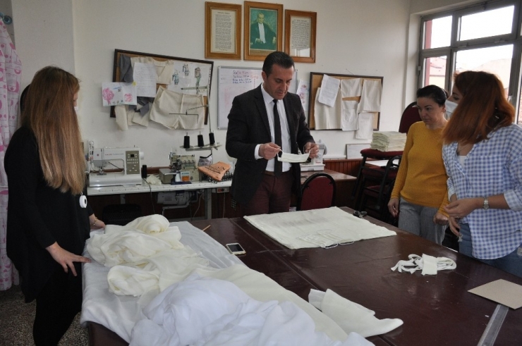 Milas’ta Yıkanabilir Maske Üretimine Başlanıldı