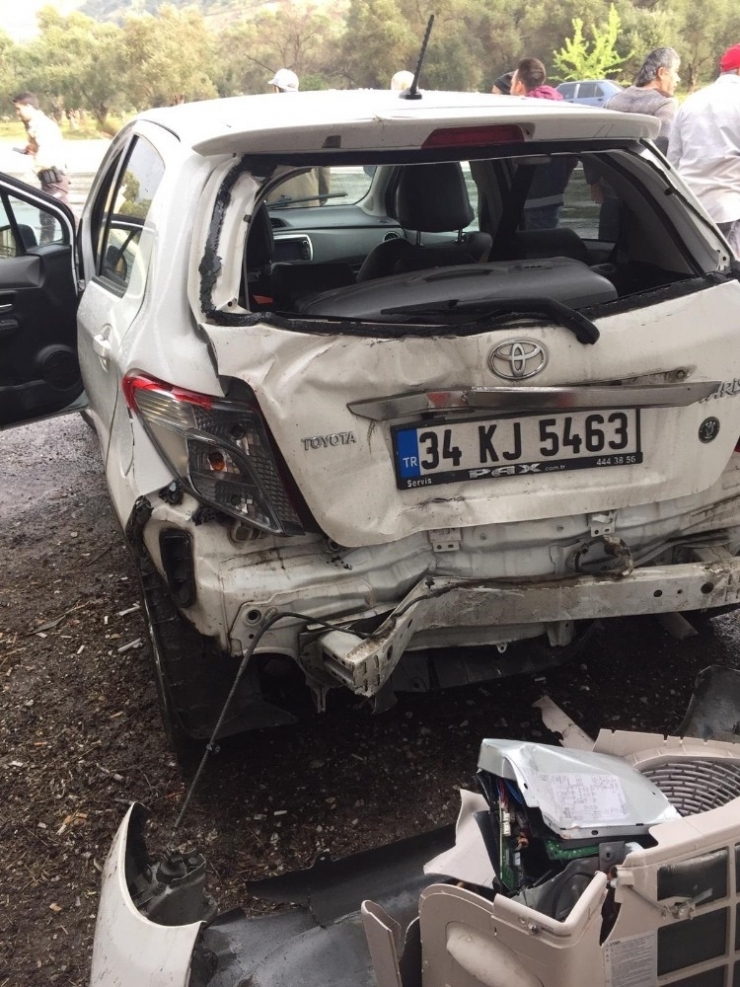 Polis Uygulama Noktasına Çarparak Durabildi