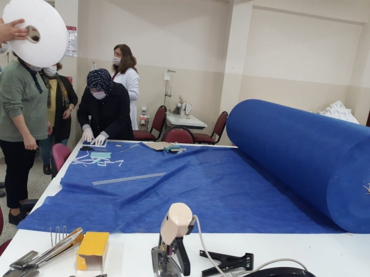 Ordu’da Okullarda Maske Üretimi Başladı