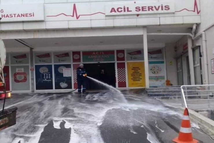 Süleymanpaşa’da Dezenfekte Çalışmaları Sürüyor