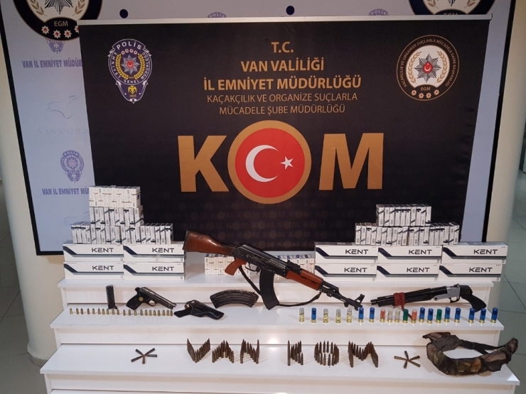 Van’da Silah Ve Mühimmat Ele Geçirildi