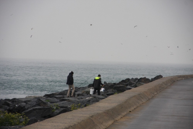 Yasağa Uymayan Vatandaşlar Balık Tutmaya Devam Ediyor