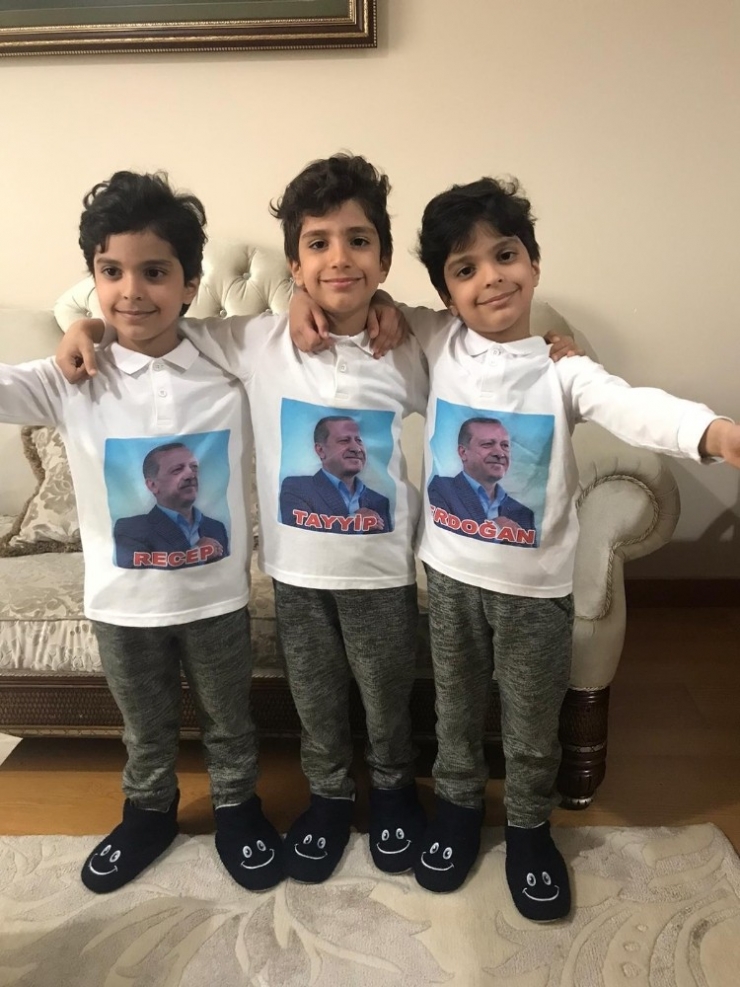 Recep, Tayyip Ve Erdoğan İsimli Üçüzlerden Cumhurbaşkanına Mesaj