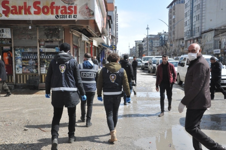 Yüksekova’da Korona Virüs Tedbiri