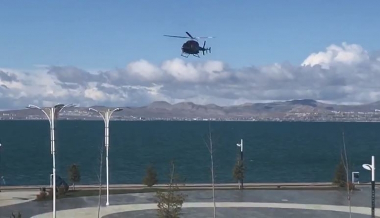 Turizm İlçesi Edremit’te Helikopter Destekli Denetim
