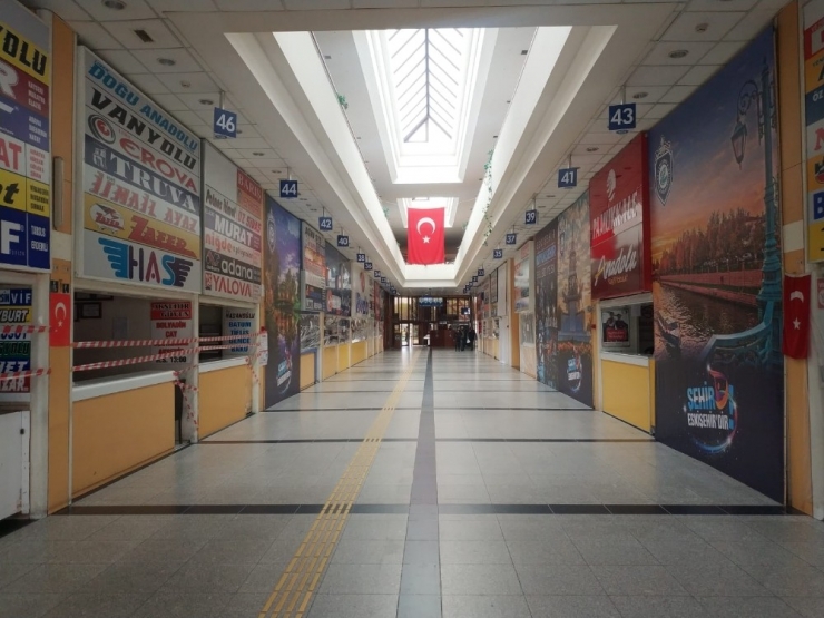 Eskişehir Otogarında ’Korona’ Sessizliği