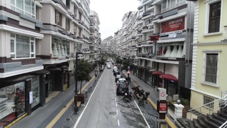 Samsun’da Vatandaşlar Çağrıya Uydu, Boş Sokaklar Havadan Görüntülendi