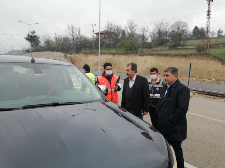 Vali Karabük’e Girişleri Kontrol Etti