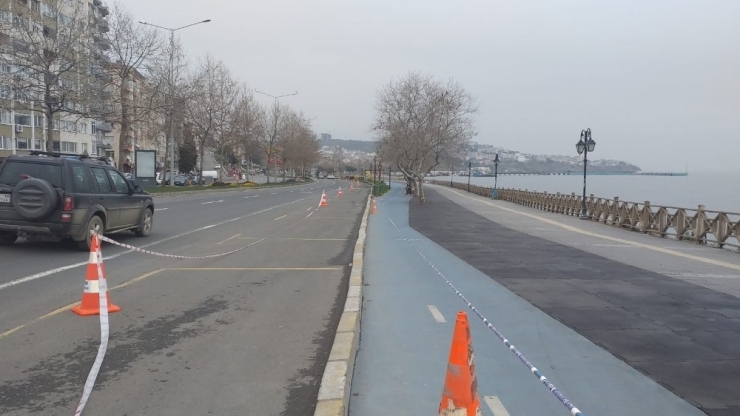 Tekirdağ’da 1 Kilometrelik Sahil Kapatıldı