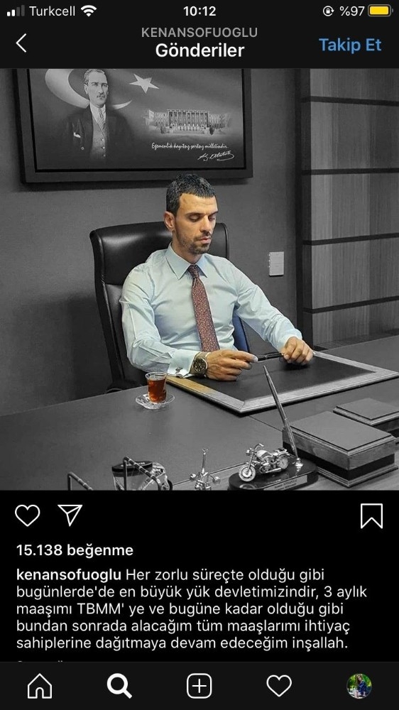 Ak Parti’li Vekil Sofuoğlu, 3 Aylık Maaşını Tbmm’ye Bağışladı