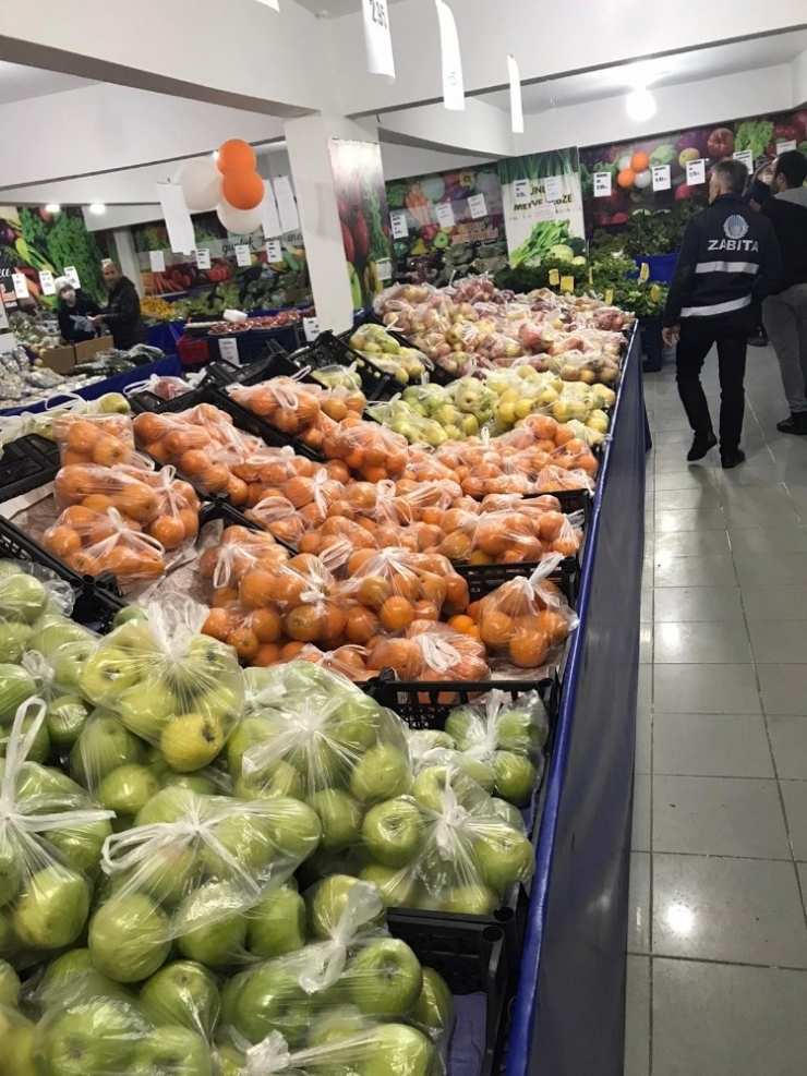 Bilecik’te Market Ve Fırınlara Ambalajlı Sebze, Meyve Ve Ekmek Denetimi