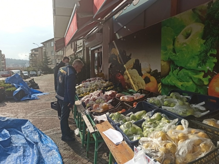 Kapalı Pazar Alanında Dezenfekte Çalışmaları