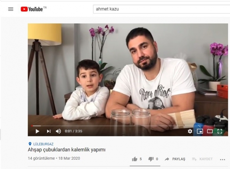 Evde Kaldı, Yeğenleri Sıkılmasın Diye Youtuber Oldu