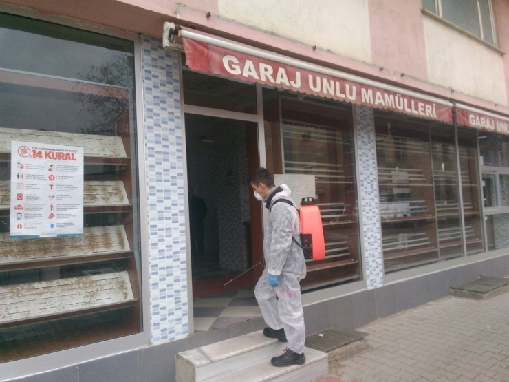Ordu’da Ekmek Fırınları Dezenfekte Edildi