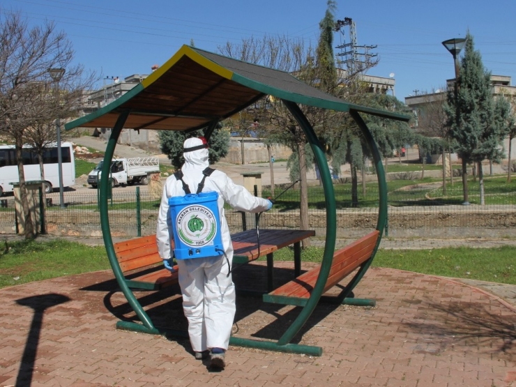 Araban’da Dezenfekte Edilmeyen Yer Kalmayacak