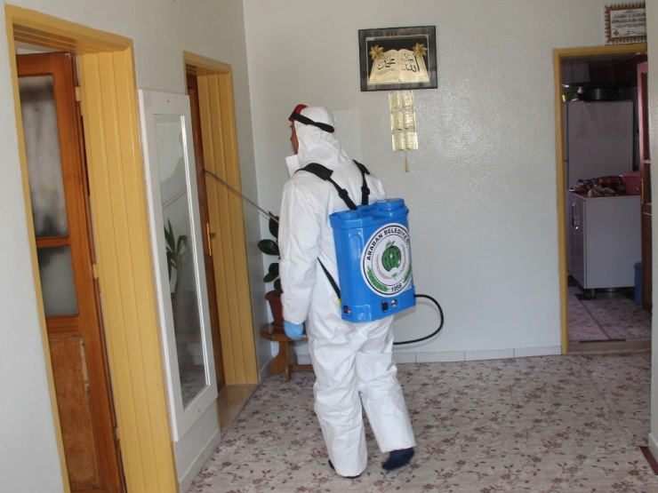 Araban’da Dezenfekte Edilmeyen Yer Kalmayacak