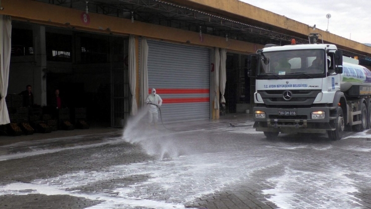 Nazilli’de Dezenfekte Çalışmaları Sürüyor