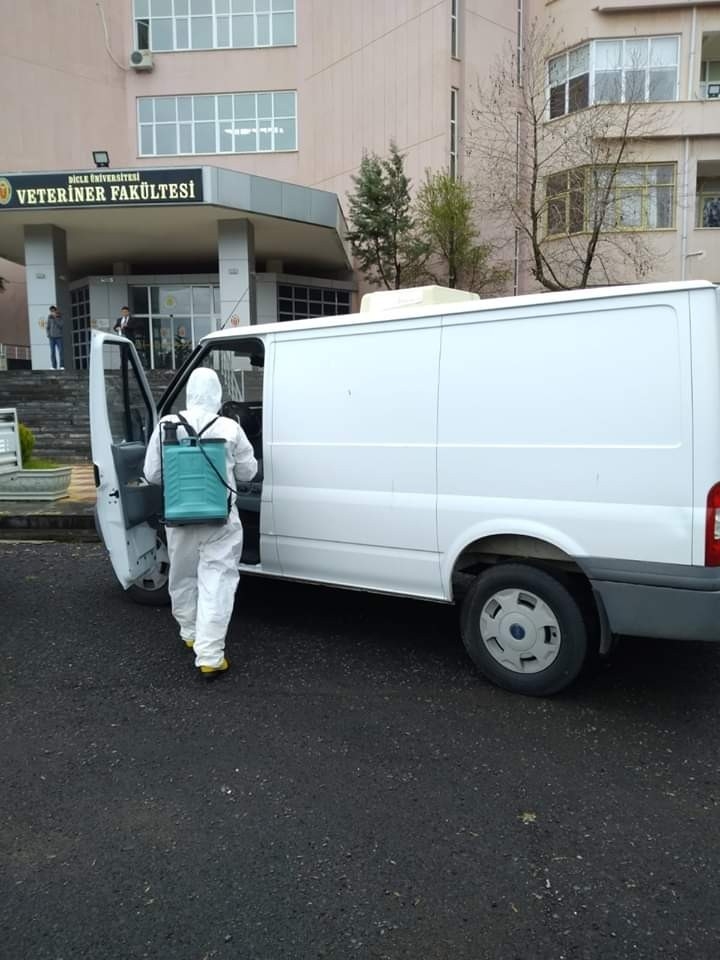 Dü’de Dezenfekte Çalışmaları Devam Ediyor