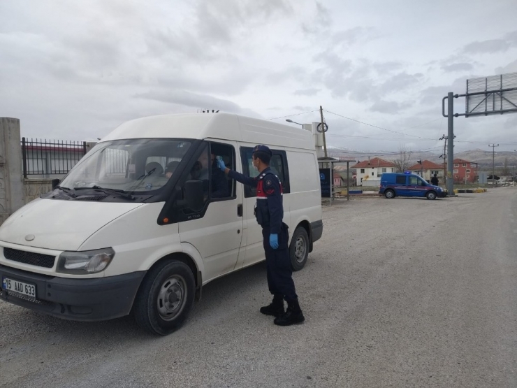 Korkuteli Girişlerde Ateş Ölçme Uygulaması Başlatıldı