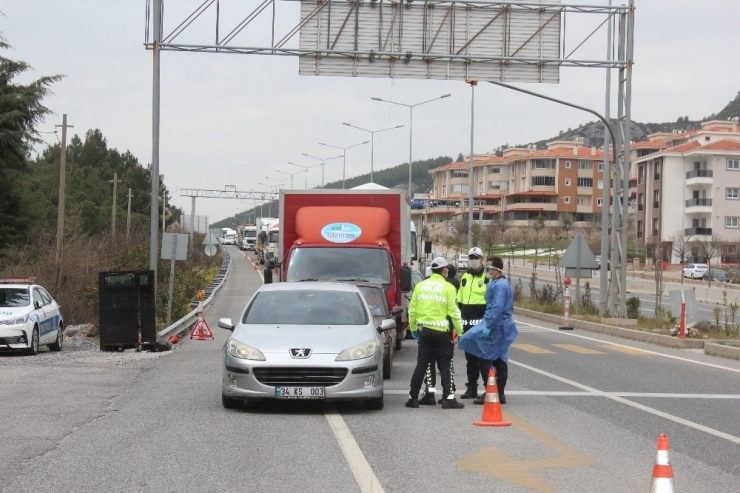 Menteşe Girişinde Güvenlik İki Katına Çıkartıldı