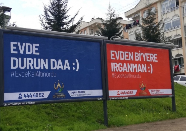 Ordu’da Vatandaşlara ‘Orduca’ Uyarı: "Evde Durun Daa"