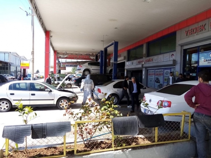 Sanayi Sitesinde Dezenfekte Çalışması