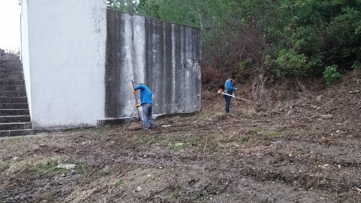 Alanya’da İçme Suyu Depoları Temizleniyor