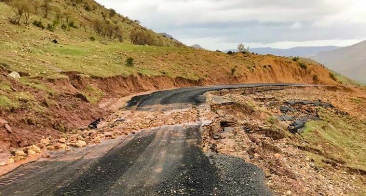 Gercüş’te Sel Ve Heyelan