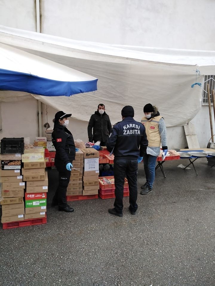 Cuma Pazarı’na Korona Virüs Önlemi