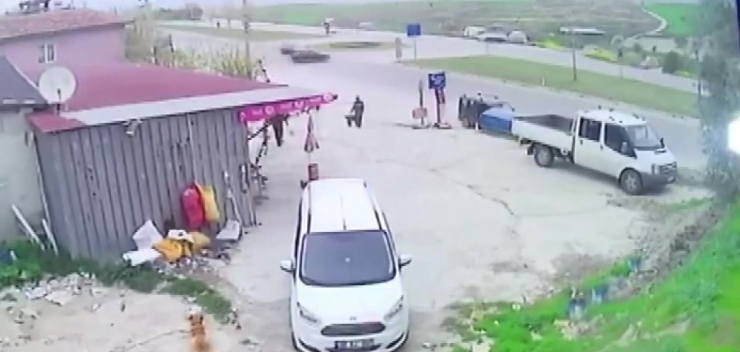Denizli’de 1 Kişinin Öldüğü Kaza Güvenlik Kamerasında