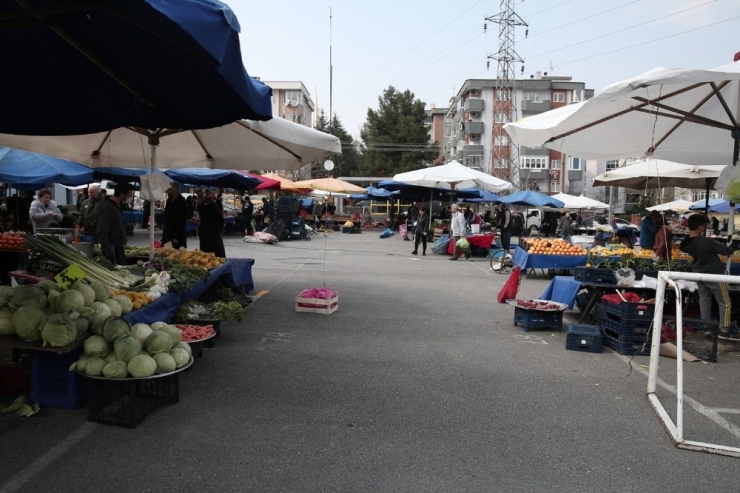 Nilüfer’in Pazarlarında Korona Virüs Önlemi