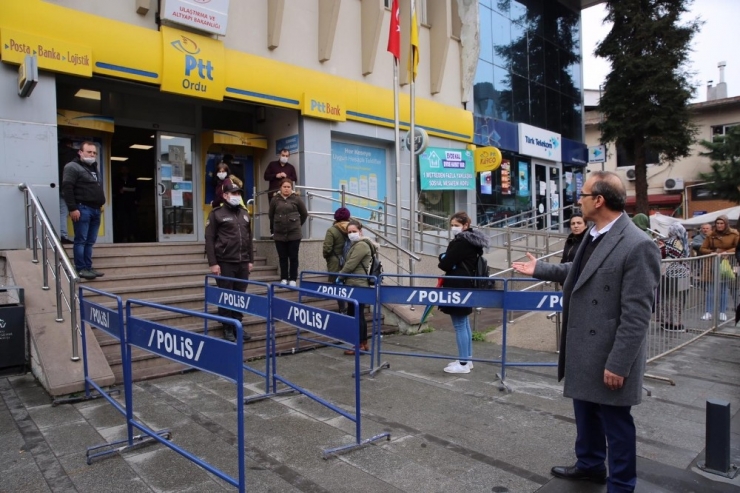 Ordu Valisi’nden Korona Denetimi