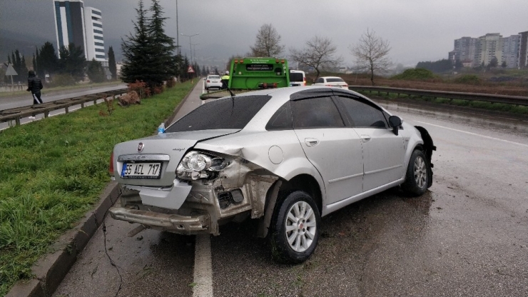Samsun’da Trafik Kazası: 1 Yaralı