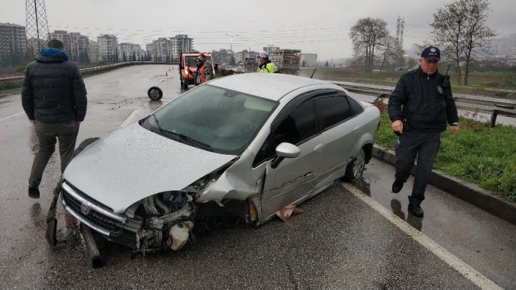 Samsun’da Trafik Kazası: 1 Yaralı