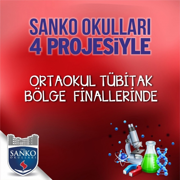 Sanko Okullarının Dört Projesi Bölge Finallerinde