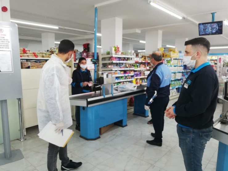 Şanlıurfa’da Banka Ve Marketlere Korona Uygulaması
