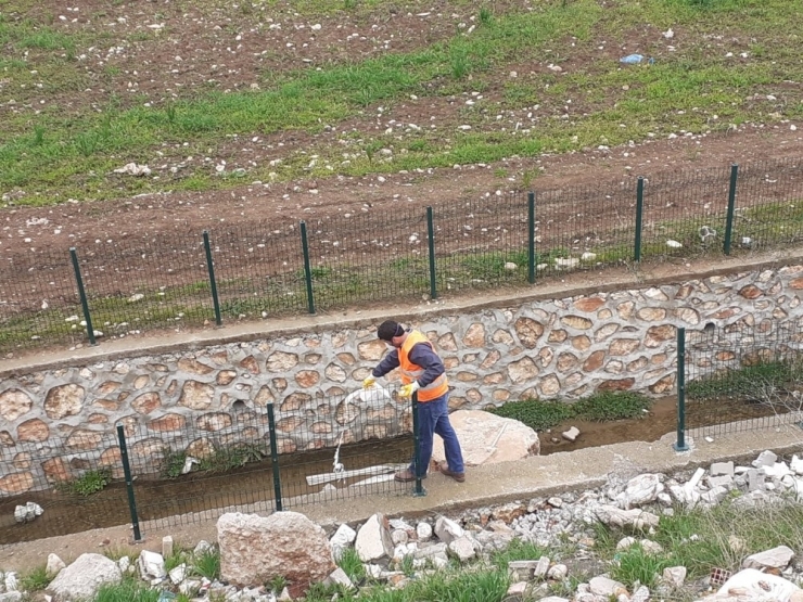 Kahta’da Park Ve Bahçelerde Hummalı Dezenfekte Çalışmaları