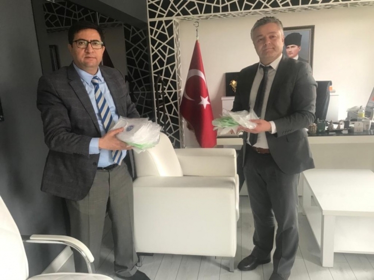 Alaçam Hem’de Maske Üretimi