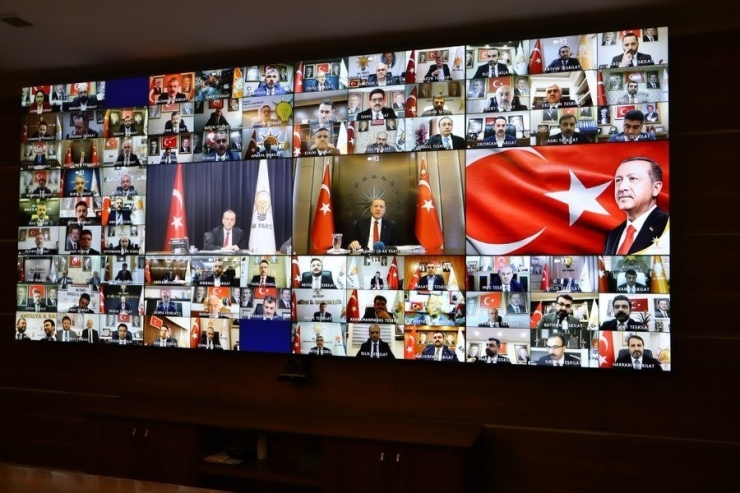 Ak Parti İl Başkanları Video Konferansta Cumhurbaşkanı İle Görüştü