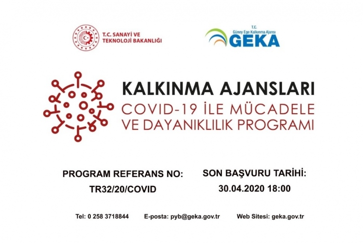 Geka, ‘Covid-19 İle Mücadele Ve Dayanıklılık Mali Destek Programı’nı İlan Etti