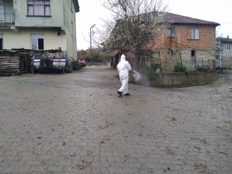 İzmit Sokakları Dezenfekte Ediliyor
