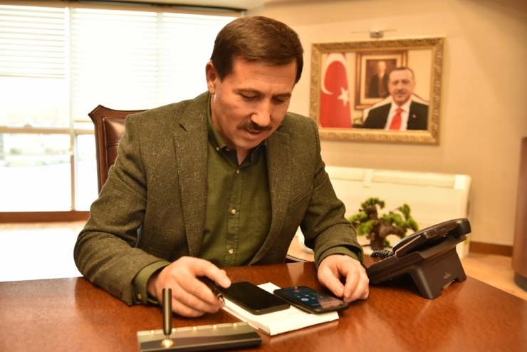 Başkan Kılca’dan Şehit Aileleri Ve 65 Yaş Üstü Vatandaşlara Telefon