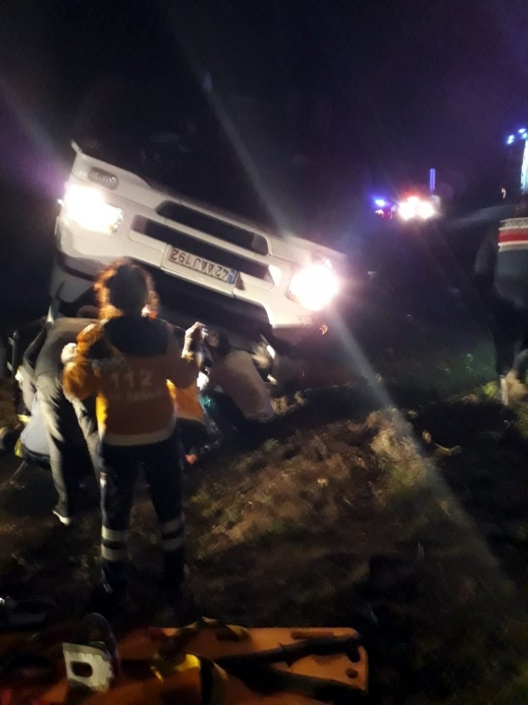 Konya’da Tır Devrildi: 1 Yaralı