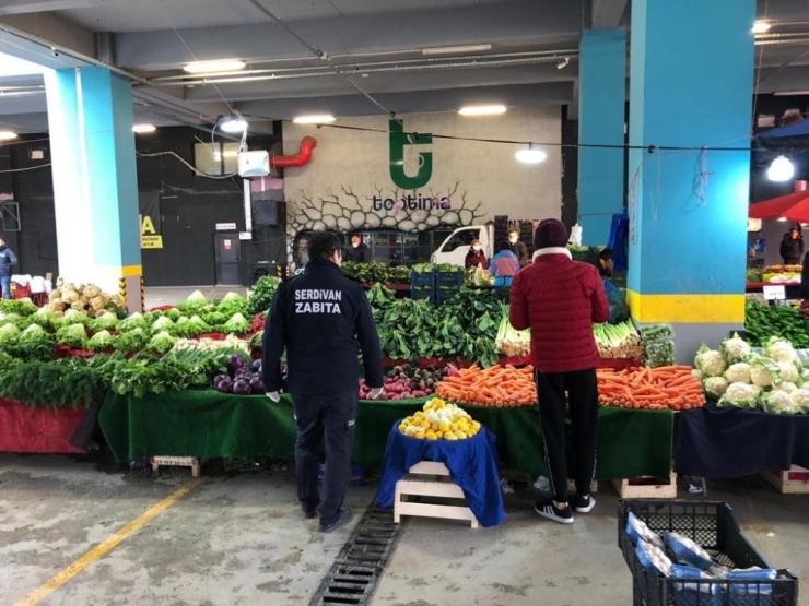 Serdivan Belediyesinden Pazar Yerlerine Sıkı Denetim