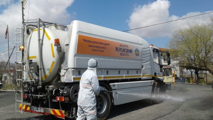 Malatya’da 2 İlçe Daha Dezenfekte Edildi