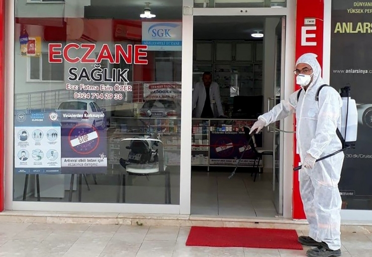 Mersin’in İlçelerinde 2 Bin 700 Kamu Kurumu Ve Ortak Alan Dezenfekte Edildi