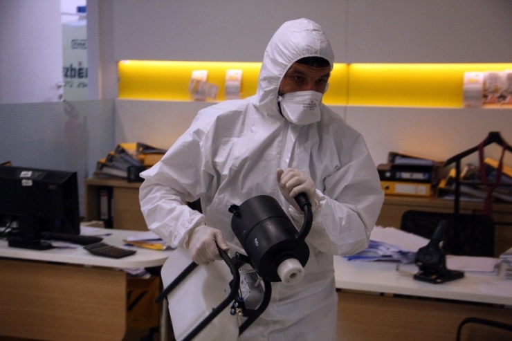 Bayrampaşa Sebze Ve Meyve Hali Dezenfekte Edildi