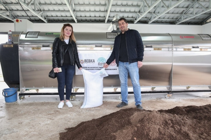 Nilüfer Belediyesi’nden Çiftçilere Kompost Gübre Desteği